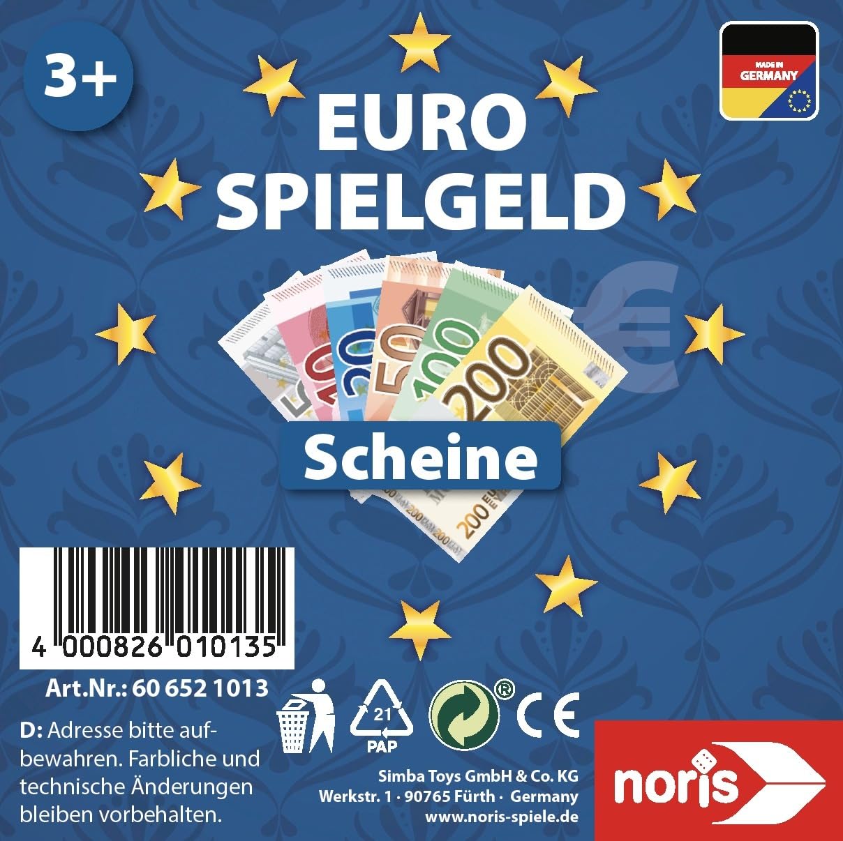 noris-electric-spielgeld-scheine-euro-kaufladen-ab-3-jahren image 2
