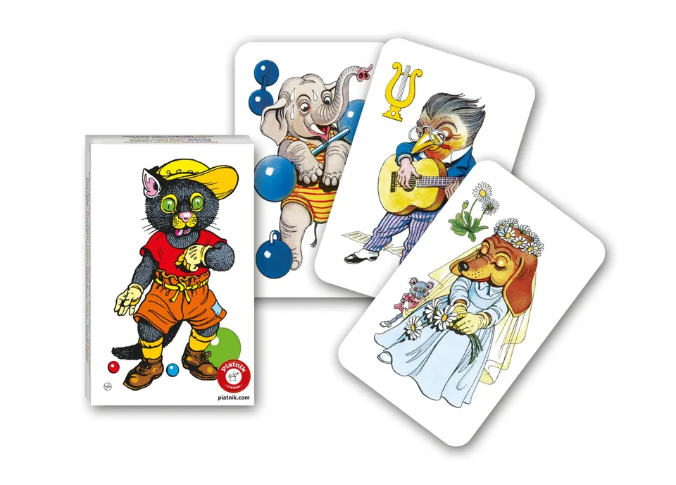 piatnik-schwarzer-peter-tierbilder-kartenspiel-piccolo-ab-3-jahren image 1