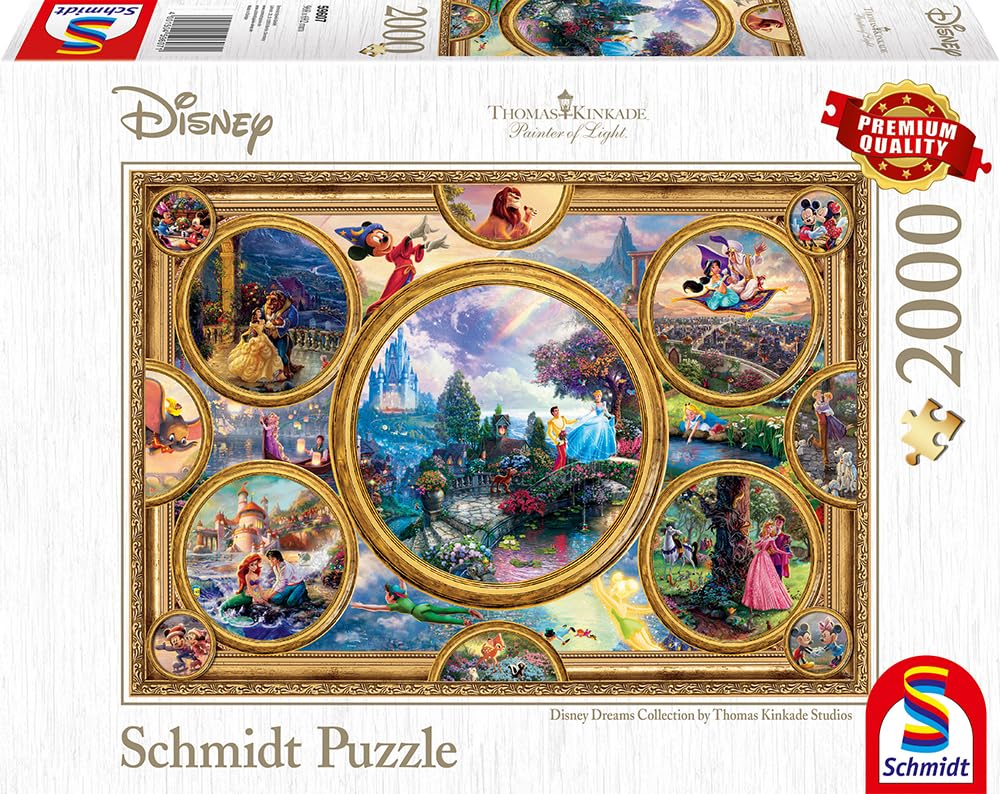 schmidt-spiele-thomas-kinkade-disney-dreams-59607-puzzle-2000-teile image 4