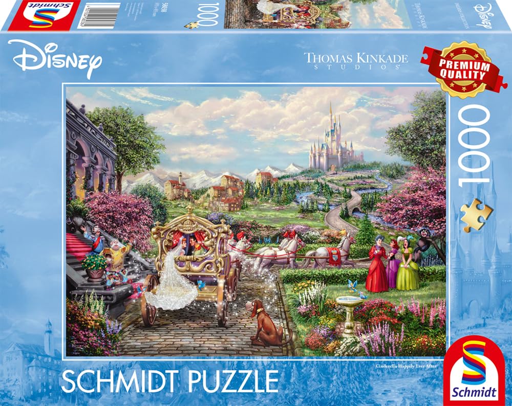 schmidt-spiele-thomas-kinkade-cinderella-puzzle-1000-teile-matt image 4