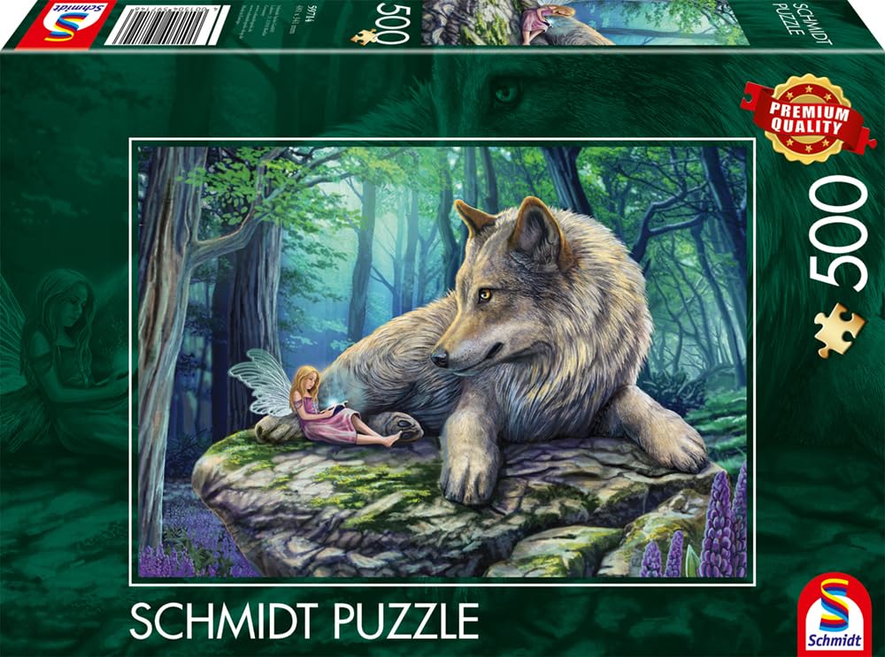 schmidt-thomas-kinkade-wolf-und-elfe-puzzle-500-teile image 4