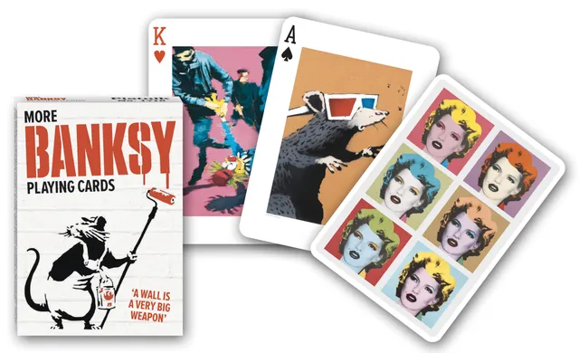 piatnik-more-banksy-1716-kartenspiel-55-karten-street-art image 1