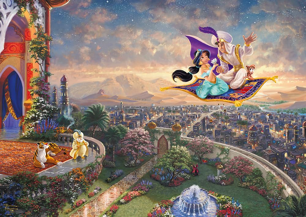 schmidt-spiele-59950-thomas-kinkade-disney-aladdin-puzzle-1000-teile image 1