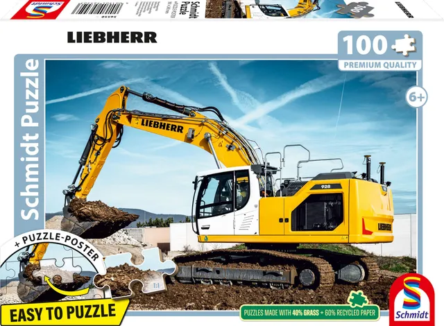 schmidt-56550-liebherr-r928-kinderpuzzle-100-teile-ab-6 image 1