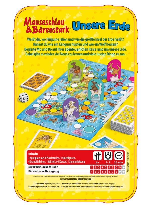 schmidt-classic-line-mauseschlau-b-renstark-unsere-erde-reisespiel image 7