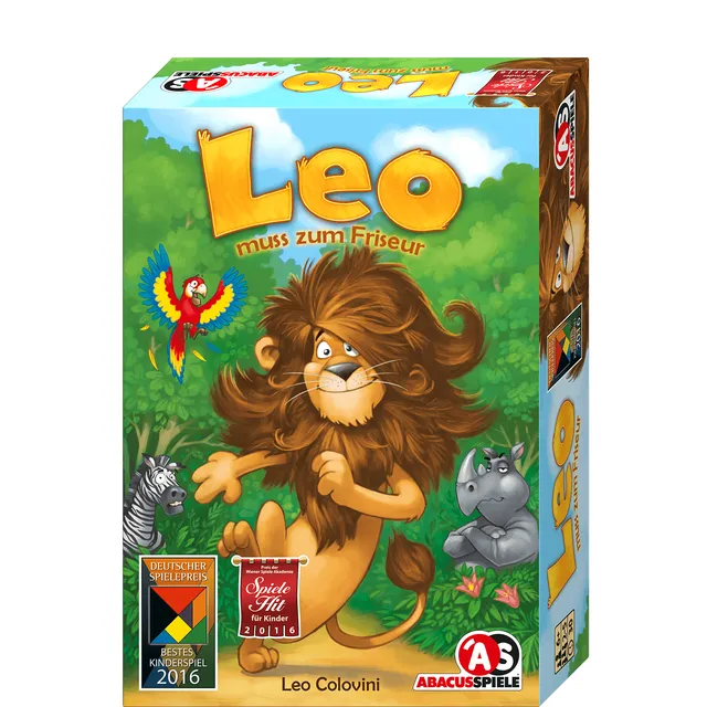abacusspiele-leo-muss-zum-friseur-kinderspiel-memo-ab-5-jahren image 1
