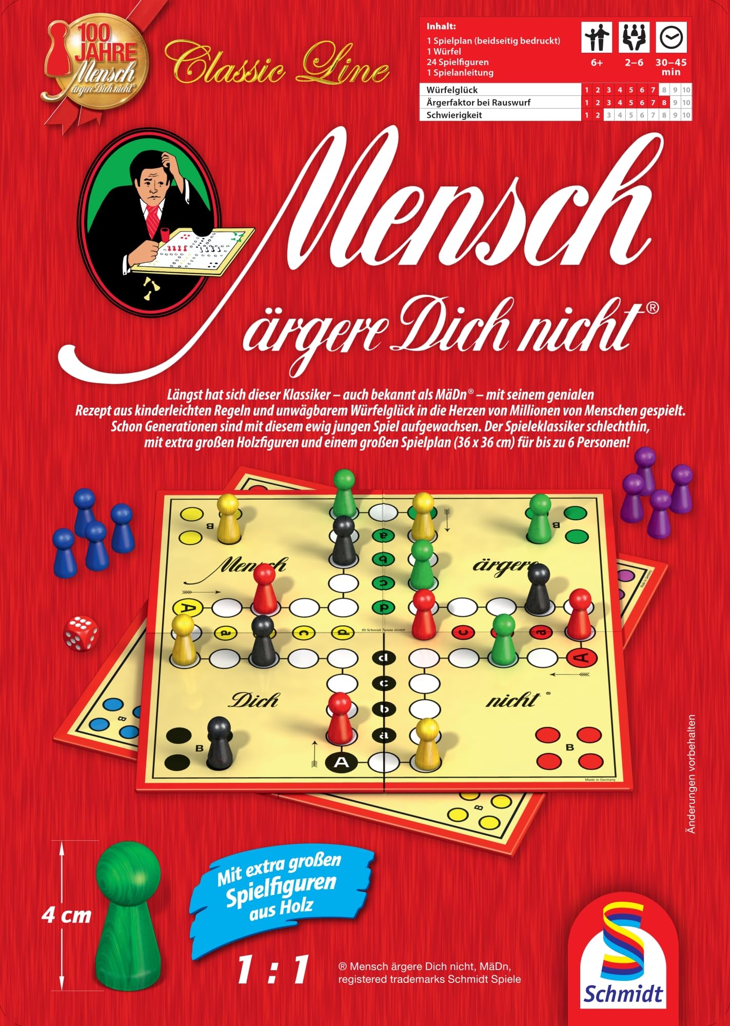 schmidt-mensch-rgere-dich-nicht-metalldose-holz-classic image 3