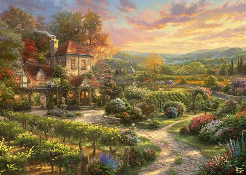 schmidt-thomas-kinkade-59629-in-den-weinbergen-puzzle-2000-teile image 5