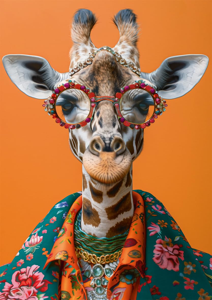 piatnik-crazy-giraffe-puzzle-1000-teile-68x48-cm-giraffenmotiv image 2