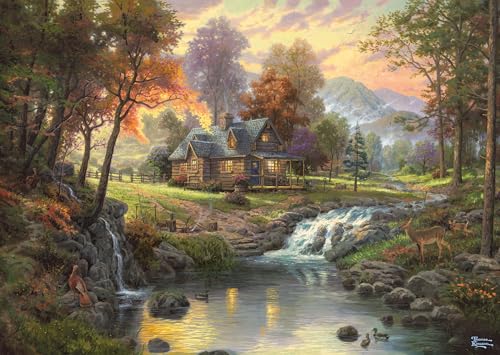 schmidt-spiele-58445-thomas-kinkade-holzhaus-puzzle-1000-teile image 5