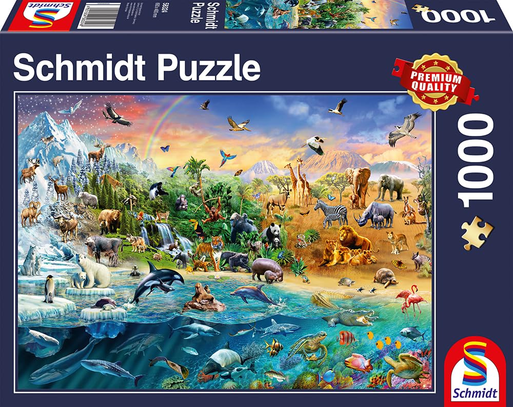 schmidt-spiele-thomas-kinkade-welt-der-tiere-puzzle-1000-teile image 4