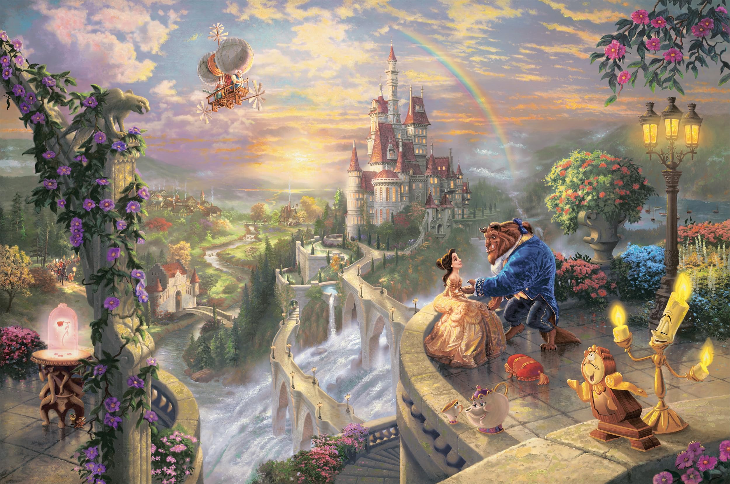 schmidt-thomas-kinkade-disney-sch-ne-und-biest-puzzle-1000-teile image 4