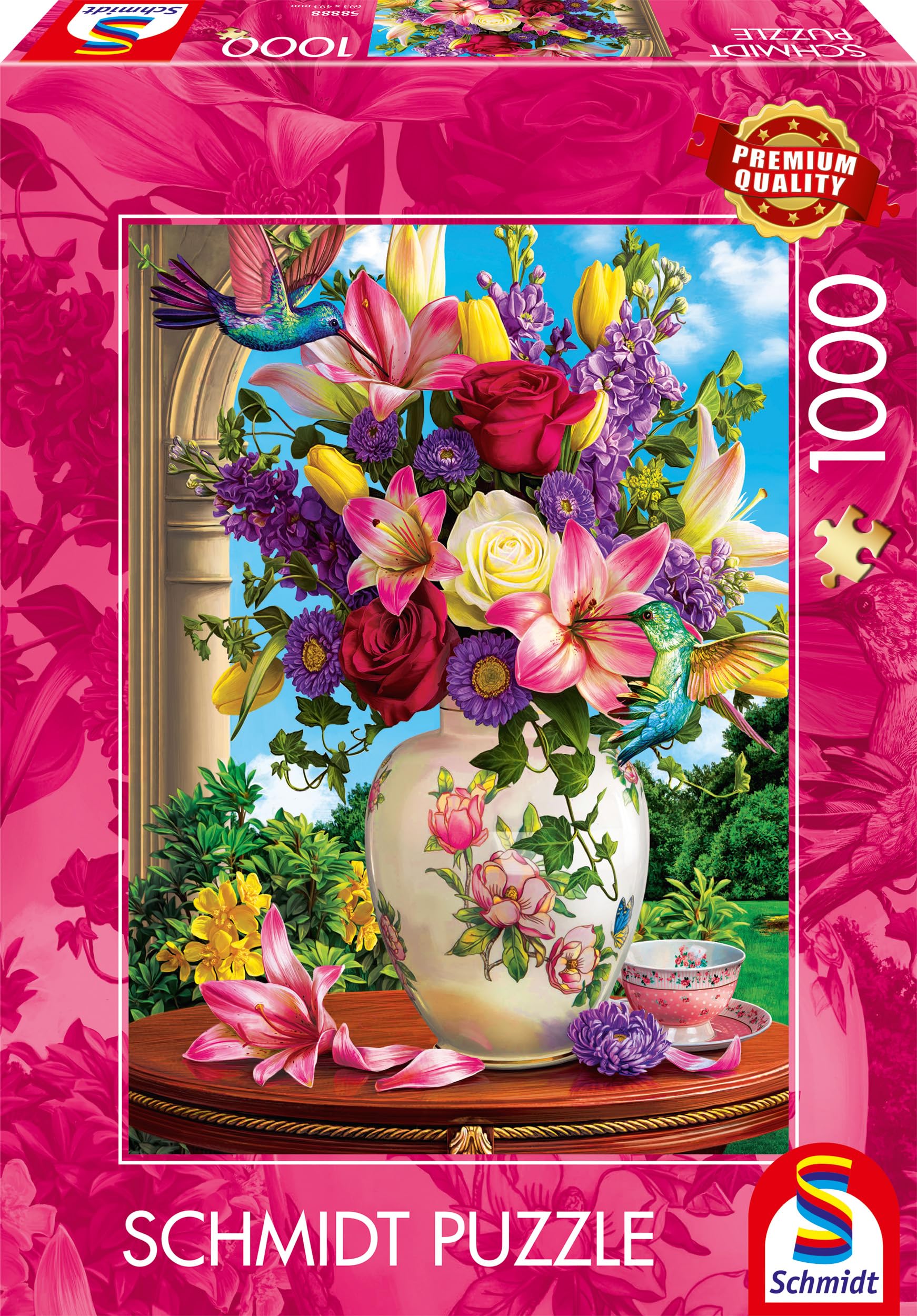 schmidt-thomas-kinkade-blumenbouquet-puzzle-1000-teile image 4