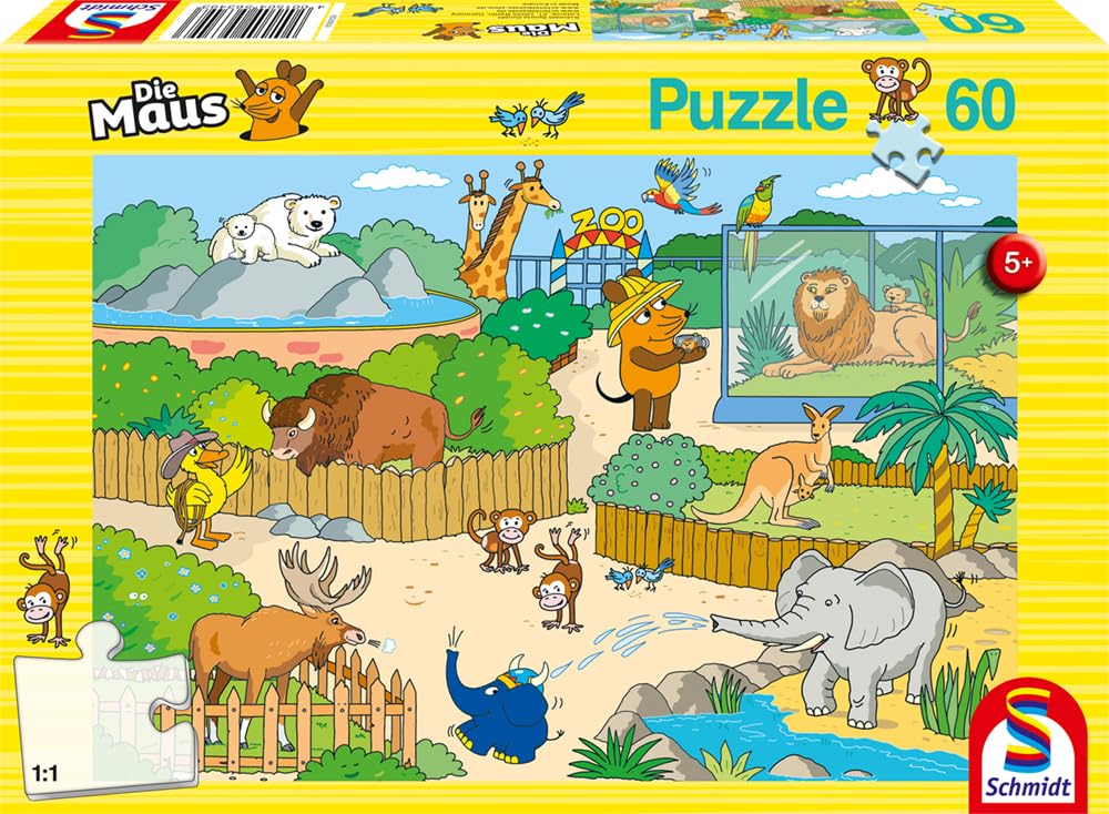 schmidt-spiele-die-maus-im-zoo-kinderpuzzle-60-teile-ab-5-jahre image 4