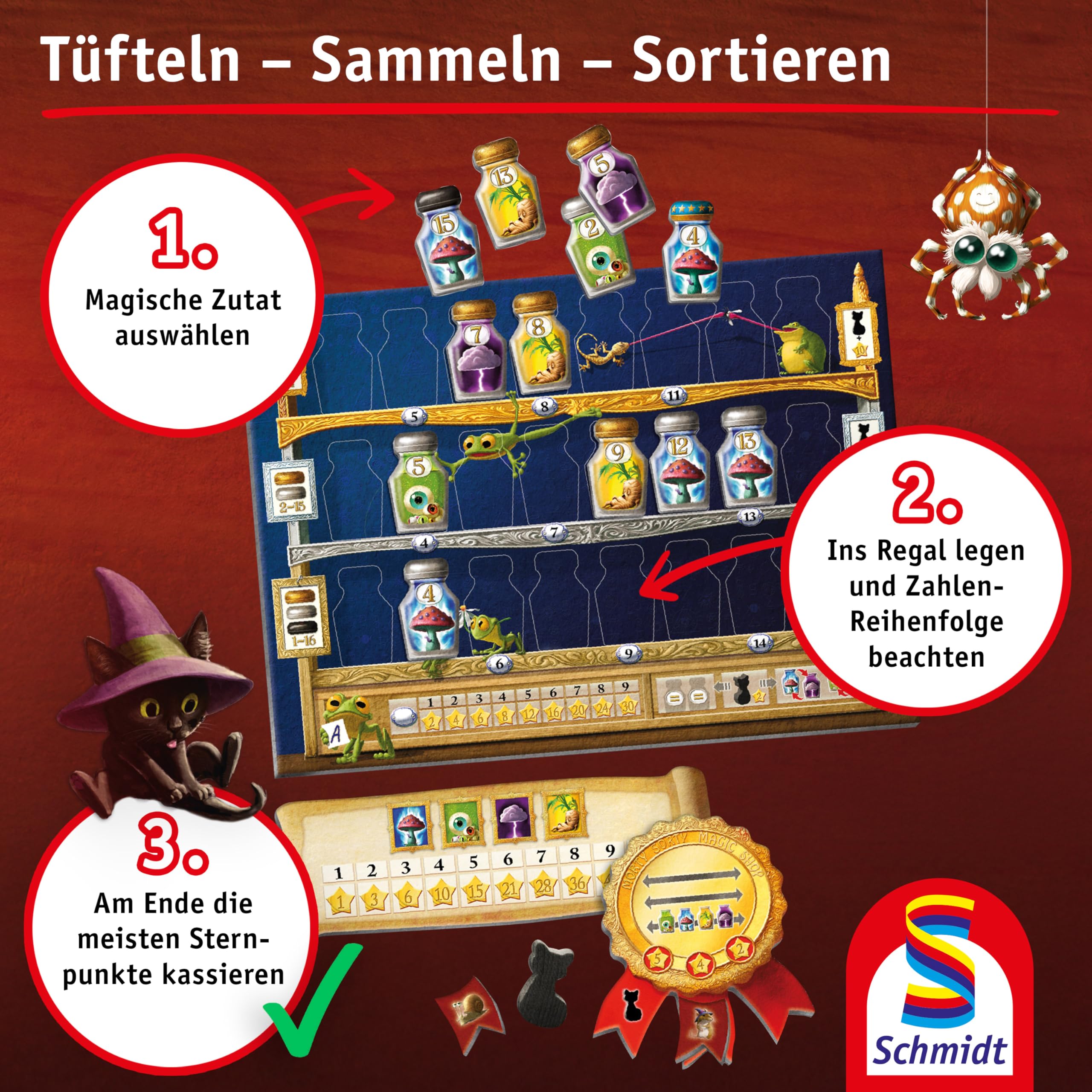 schmidt-spiele-classic-line-49468-morty-sorty-magic-shop-familienspiel image 5