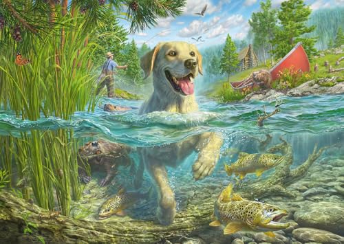 schmidt-spiele-58557-gelber-labrador-puzzle-1000-teile-ab-12 image 4