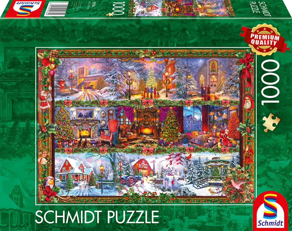 schmidt-spiele-thomas-kinkade-59784-fr-hliche-weihnachtszeit-puzzle-1000-teile image 4