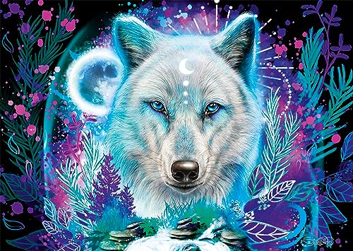 schmidt-spiele-my-artnoble-58515-puzzle-1000-teile-neon-arktis-wolf image 6