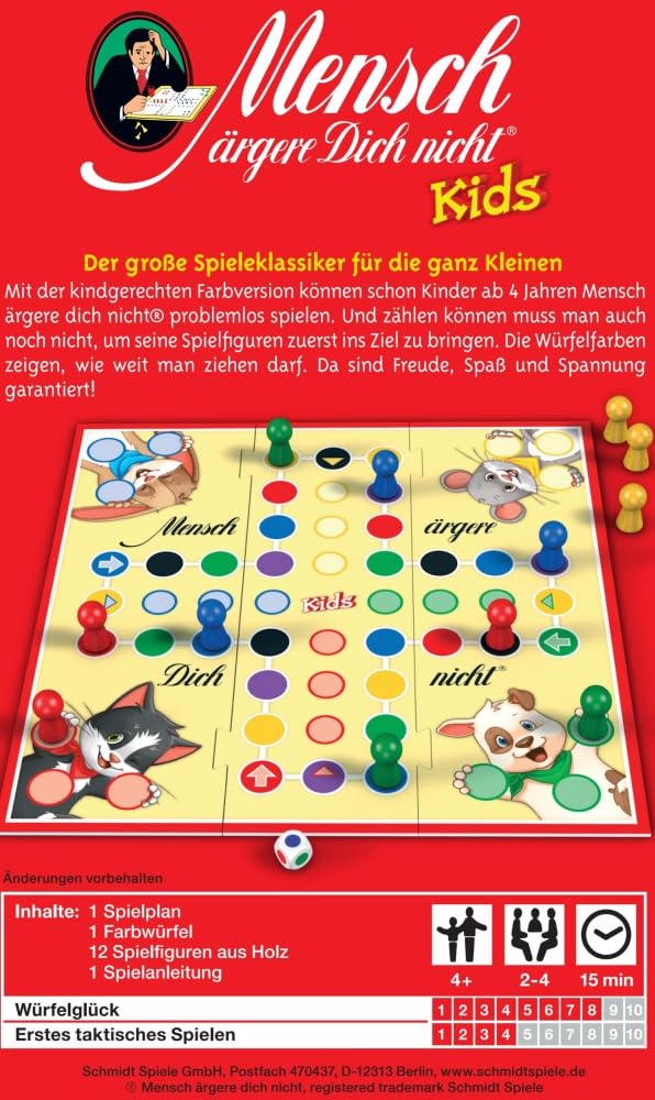 schmidt-spiele-mensch-rgere-dich-nicht-kids-metalldose image 3