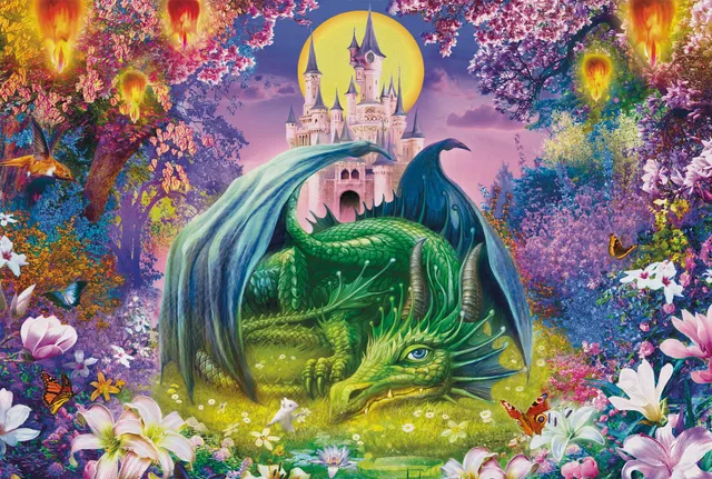 schmidt-spiele-kleiner-drache-56577-kinderpuzzle-150-teile image 1