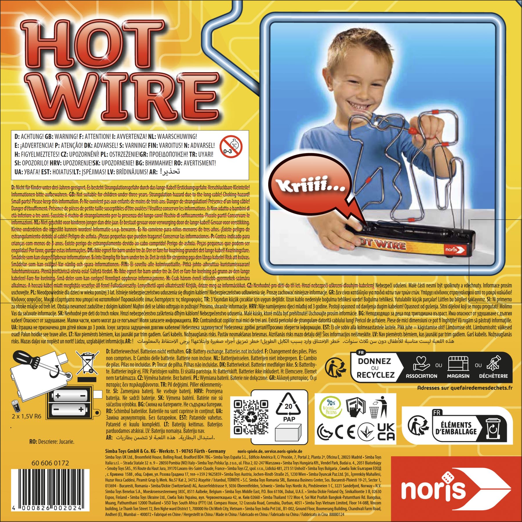 noris-hot-wire-geschicklichkeitsspiel-hei-er-draht-familie image 2