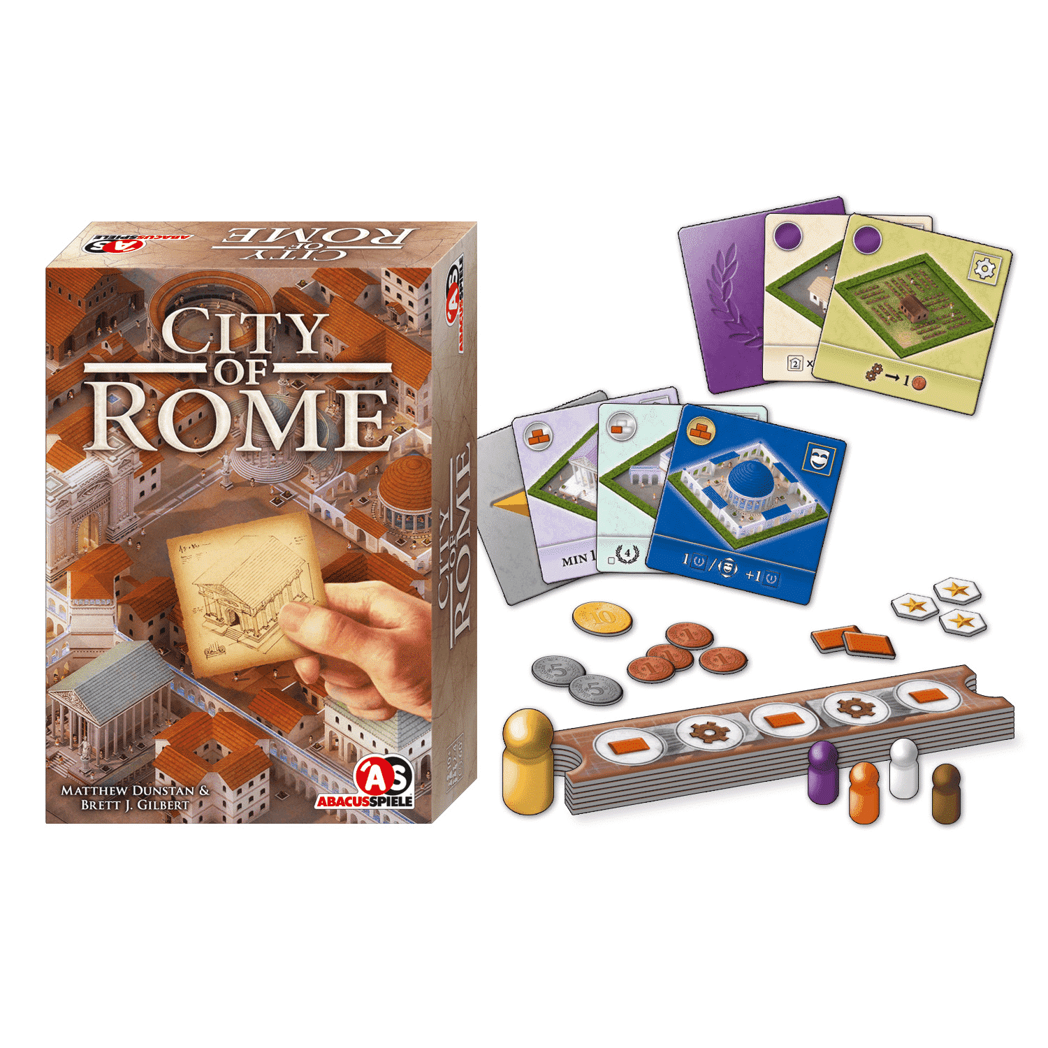 abacusspiele-cacao-city-of-rome-brettspiel-familienspiel image 3