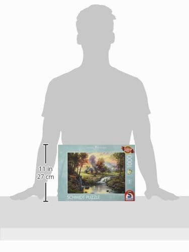 schmidt-spiele-58445-thomas-kinkade-holzhaus-puzzle-1000-teile image 6