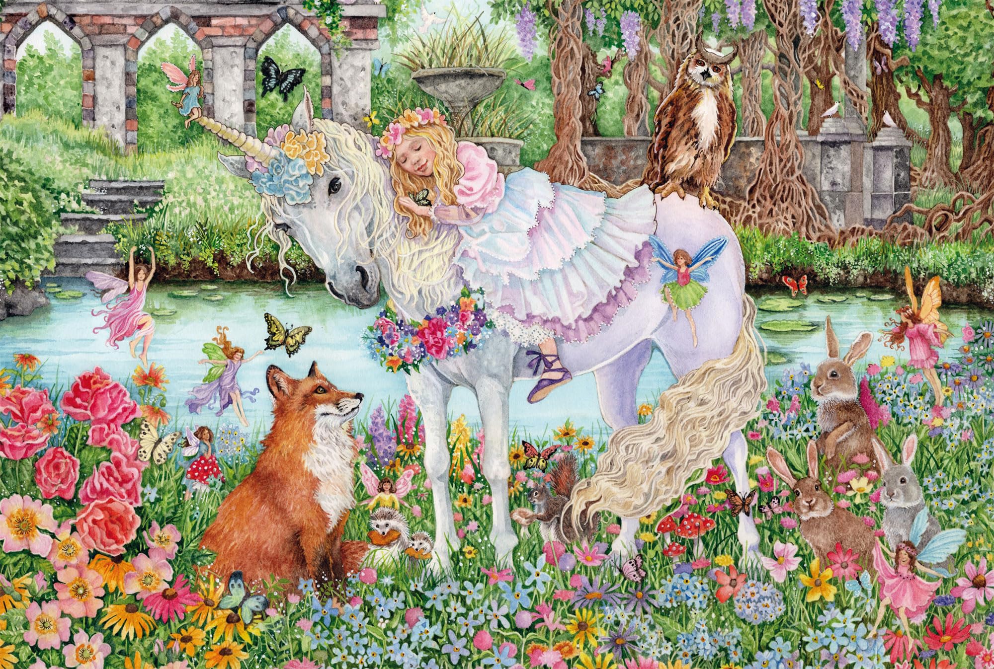 schmidt-spiele-56587-einhornprinzessin-puzzle-150-teile-ab-7-jahre image 1