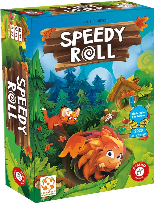 piatnik-speedy-roll-7168-kinderspiel-igel-rennen image 1