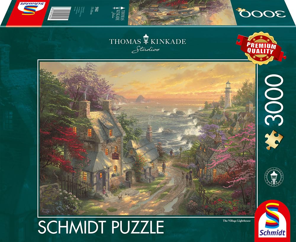 schmidt-spiele-thomas-kinkade-d-rfchen-leuchtturm-puzzle-3000 image 4
