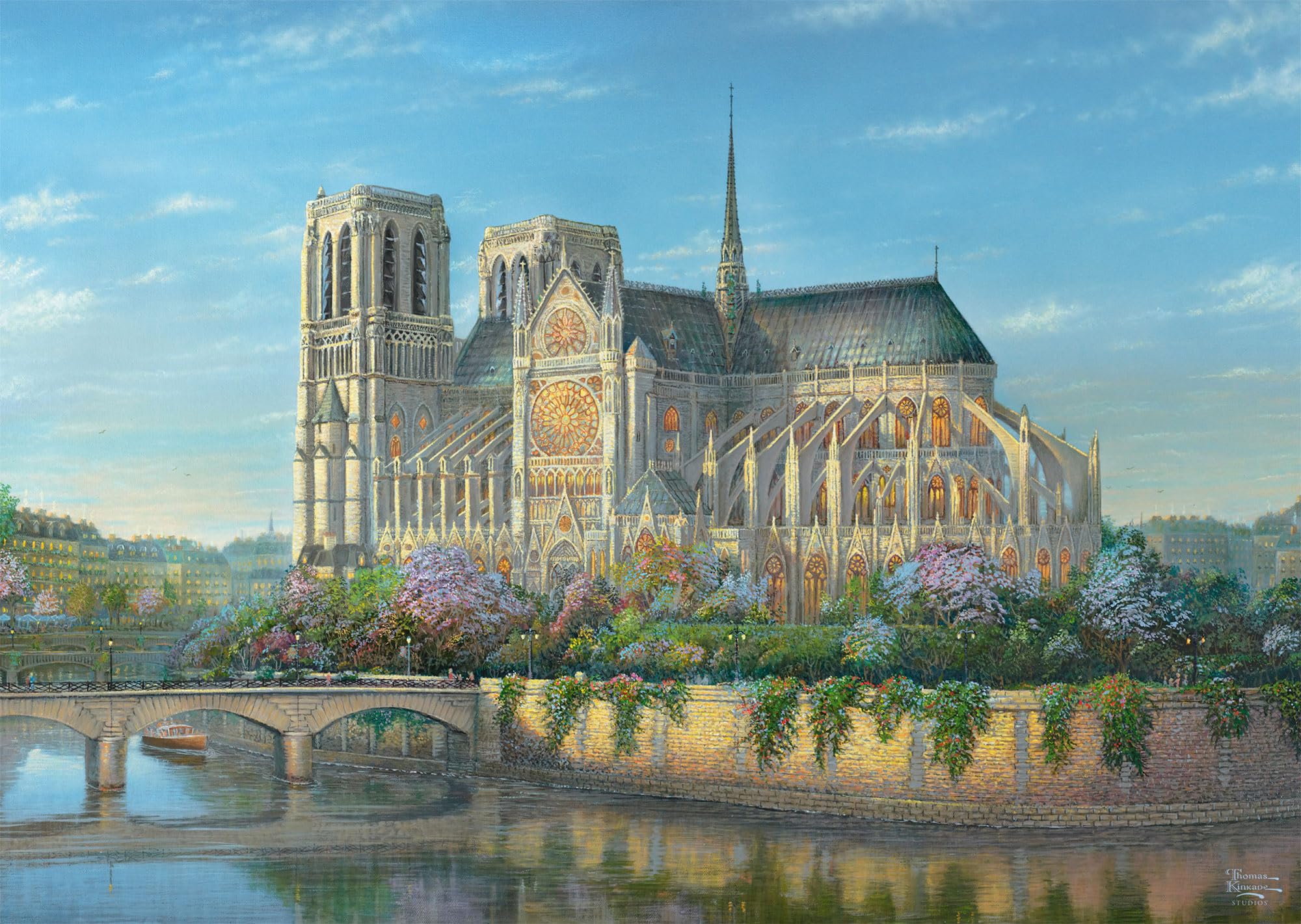 schmidt-thomas-kinkade-58796-notre-dame-puzzle-1000-teile image 1