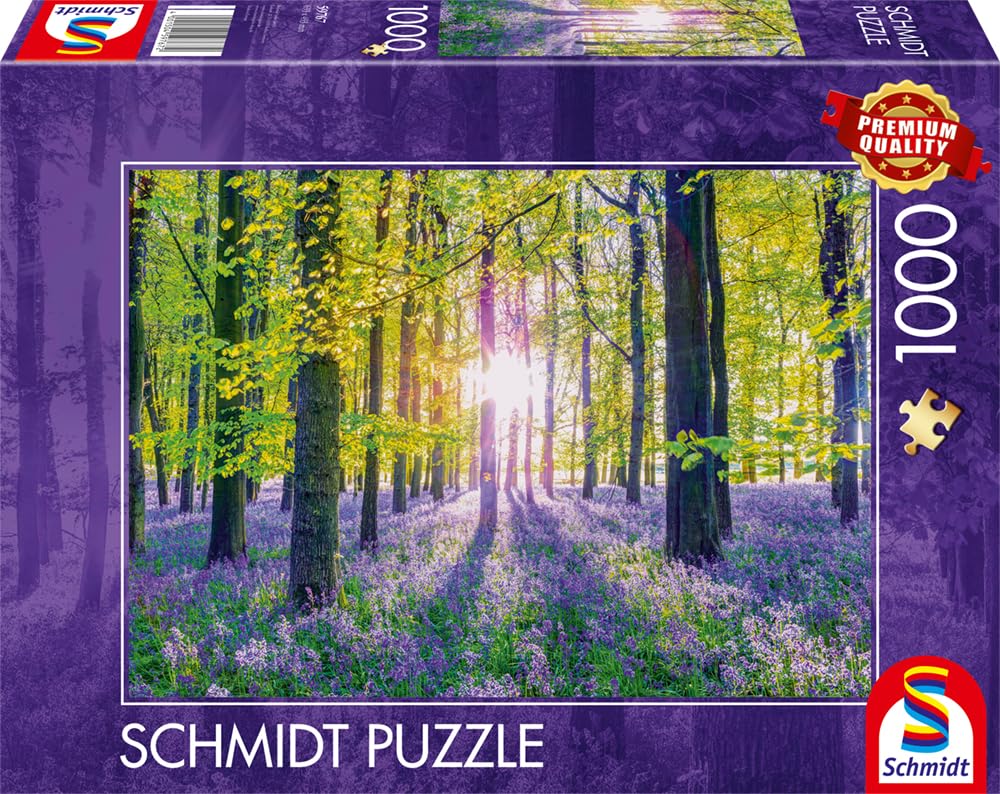 schmidt-zarte-glockenblumen-wald-puzzle-1000-teile-69x49-cm image 4