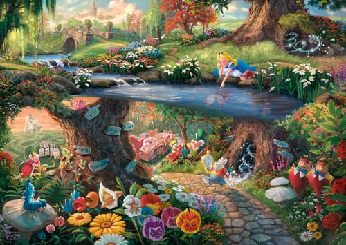 schmidt-spiele-thomas-kinkade-alice-im-wunderland-puzzle-1000-teile image 5