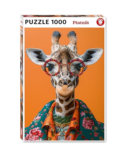 piatnik-crazy-giraffe-puzzle-1000-teile-68x48-cm-giraffenmotiv image 3