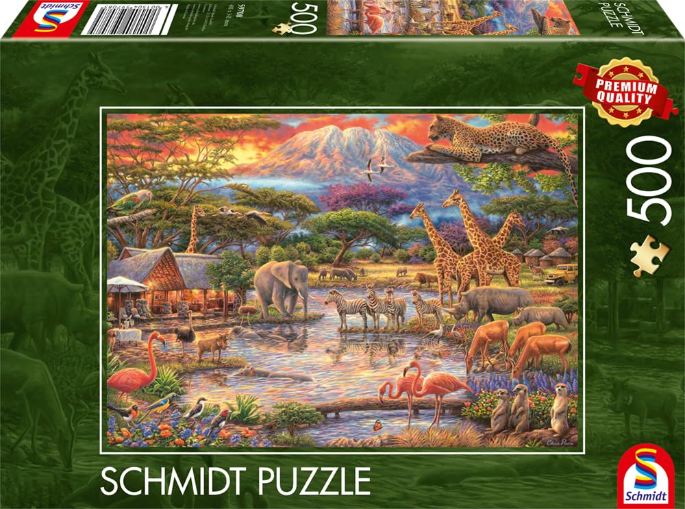 schmidt-thomas-kinkade-paradies-kilimandscharo-puzzle-500-teile image 4
