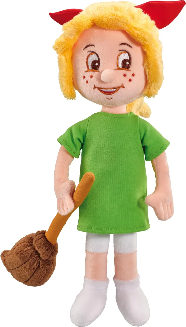 schmidt-spiele-bibi-blocksberg-pl-schfigur-33-cm-mit-besen image 1