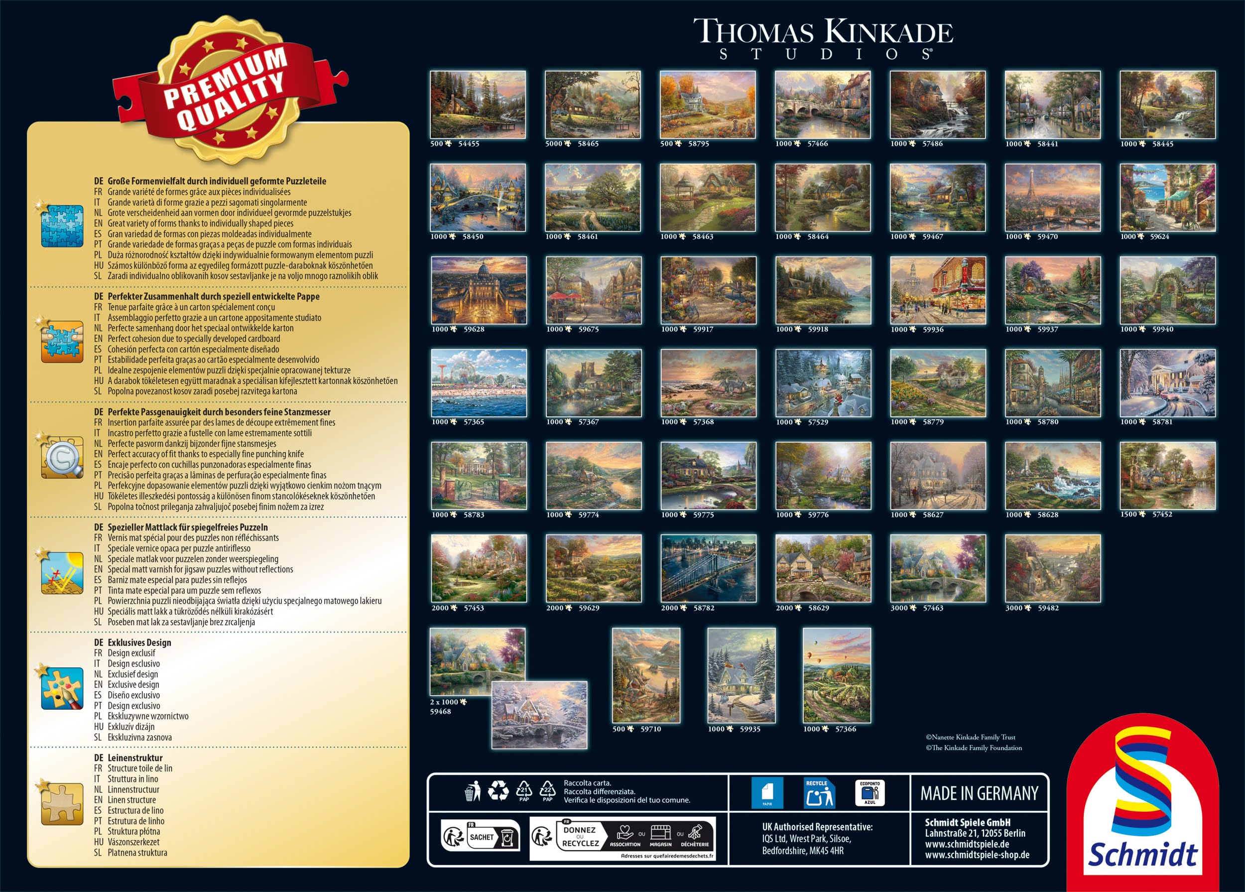 schmidt-spiele-thomas-kinkade-58797-leuchtturm-puzzle-1000teile image 3