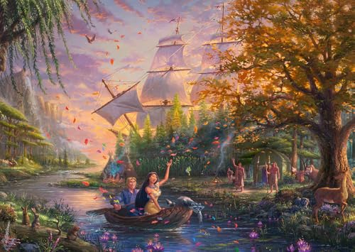 schmidt-thomas-kinkade-disney-pocahontas-puzzle-1000-teile image 5