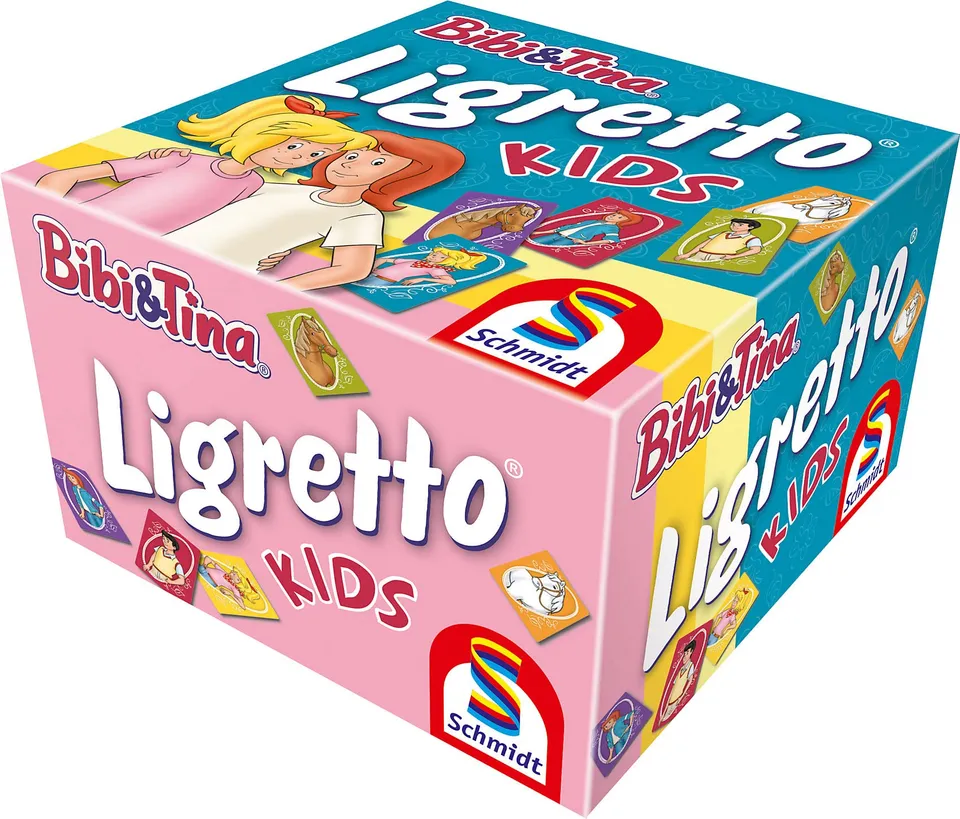 schmidt-ligretto-kids-bibi-tina-kartenspiel-2-5-spieler-ab-5-j image 1