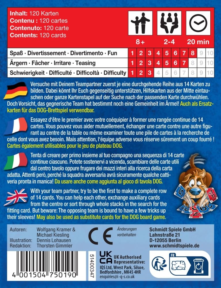 schmidt-spiele-dog-cards-75019-kartenspiel-teamspiel image 2