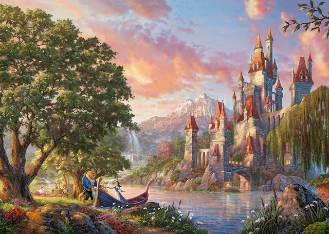 schmidt-thomas-kinkade-belles-magical-world-puzzle-3000-teile image 1