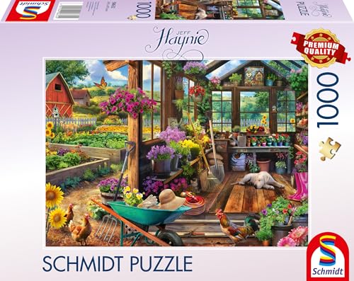 schmidt-spiele-thomas-kinkade-58632-gartenhaus-puzzle-1000-teile image 6