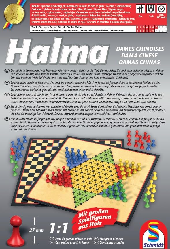 schmidt-spiele-classic-line-halma-49217-brettspiel-holz-ab-8-jahren image 7