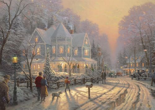 schmidt-spiele-thomas-kinkade-feierliche-weihnachtstage-puzzle-1000-teile image 5