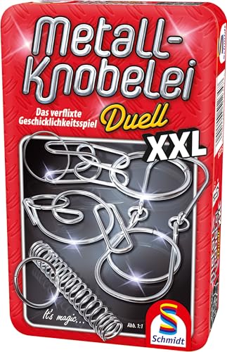schmidt-spiele-51234-metall-knobelei-xxl-mitbringspiel-metalldose image 2