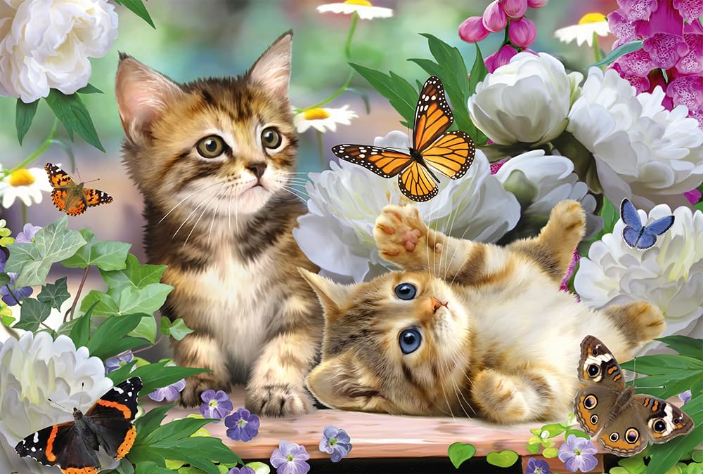 schmidt-verspielte-katzenbabys-kinderpuzzle-150-teile-ab-7-j image 1