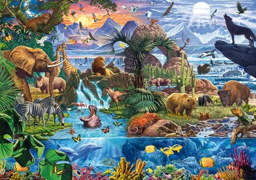 schmidt-spiele-58866-panorama-der-tierwelt-puzzle-1500-teile image 5