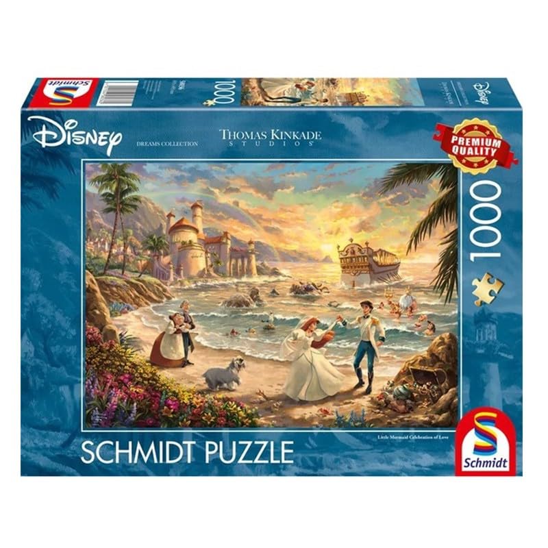 schmidt-thomas-kinkade-disney-arielle-puzzle-1000-teile-ab-12-j image 2