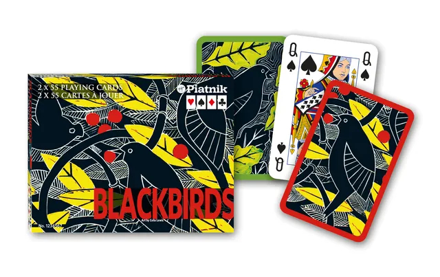 piatnik-2126-blackbirds-spielkarten-2x55-blatt image 1