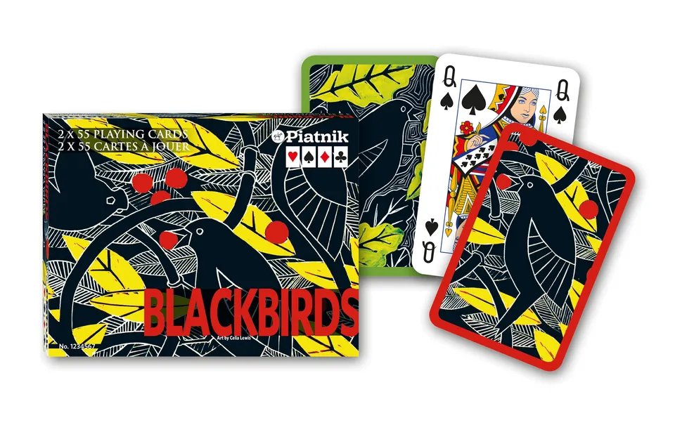 piatnik-2126-blackbirds-spielkarten-2x55-blatt image 1